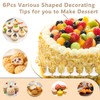 MAJCL Spritz Cookie Press Gun with 12 Discs & 6