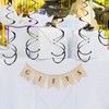 30 Pcs Black Hanging Swirls Party Decorations 30 pcs Party