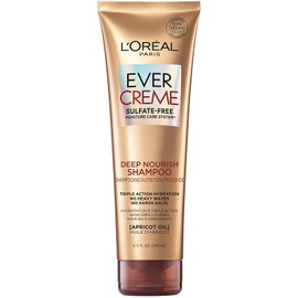 L'Oreal Paris EverCreme Sulfate Free Deep Nourish Shampoo, 8.5 Ounce (Pack of 2)