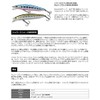 SMITH LTD Minnow Cherry Blood SR90SS 90mm 10.5g Green Gold