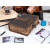 Vintage Leather Journal Rustic Brown A5 Notebook 200 Pages Leather
