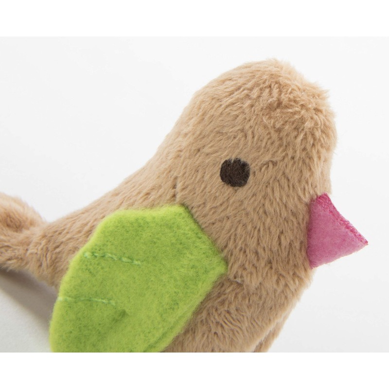 SmartyKat Chickadee Chirp Electronic Sound Cat Toy, Contains Catnip, Battery