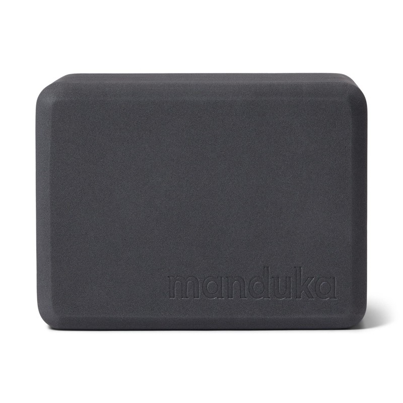 Manduka Recycled Foam Mini Travel Block Thunder One Size