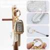 YIKECASE Key Fob Cover with Diamond Keychain Car Key Holder
