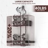 REINHARDT Shower Caddy Hanging, Rustproof Shower Caddy Anti-Swing Shower Organizer