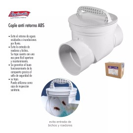 Fleximatic Valvula Drenaje Check Anti-retorno 4  Tramp Pvc Anti-olores