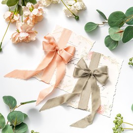 CHUQING Green Satin Ribbon Gift Ribbon Wedding Ribbon Wide 25 mm Decorative Ribbon Satin Silk Ribbon Fringe Ribbon 3 Rolls