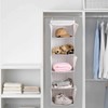 BrilliantJo 5 Shelves Hanging Closet Organizer, 2 Pack Hanging Storage