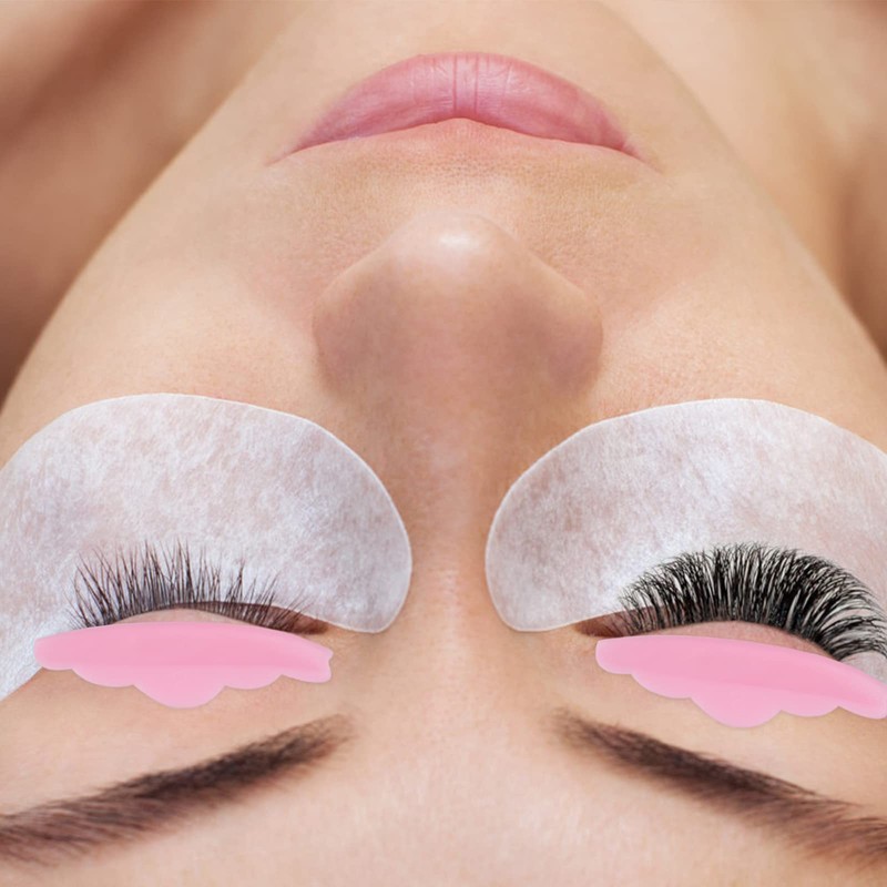 60 Pcs Silicone Eyelash Perming Curler Lash Lift Rods Set
