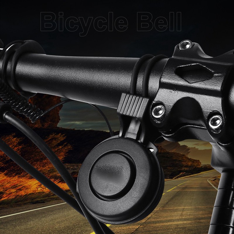 Waterproof Bicycle Horn USB Rechargeable Bike Ring Bell for 22‑31.8mm