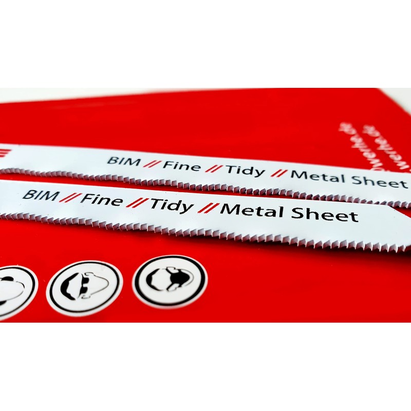 WERHE ® Professional - 2 x Metal Jigsaw Blades -