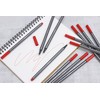 Liquidraw 12 Red Fineliner Pens Set Fine Point Pens 0.4mm