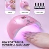 Acrylic Nail Kit for Beginners: Professional Acrylic Powder Set with