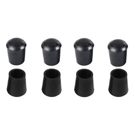 KDYOFNI 8PCS Rubber Chair Leg Tips Non-Slip Round Table Desk Feet End Caps Cover Anti-Scratch Floor Protector Cups (32mm / 1-1/4 inch)