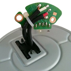 1STec 1.5m Twin Red + White Moulded RCA Plugs to Bare Wire Ends for Vinyl Player Shielded OFC + Earth Conductors stops Hum Humming Buzz Buzzing Feedback Noise from Amp - HiFi speakers (1.5 Metre)