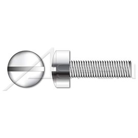 (1500 pcs) #8-32 X 1-1/4", Machine Screws, Fillister Slot Drive, Stainless Steel