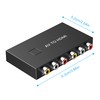 Uzifhdhi 2 Port RCA to HDMI Converter, AV to HDMI