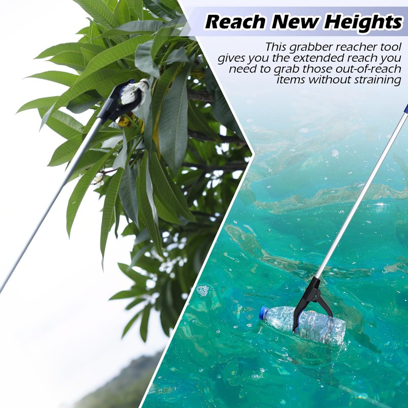 Sabary 6 Pcs Grabber Reacher Trash Pickers Bulk 30'' Long