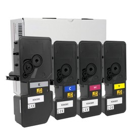 OBV TK-5430 TK5430 Toner Kit to Replace Kyocera Ecosys PA2100CWX MA2100CWFX PA2100CX MA2100CFX for Kyocera TK5430 TK-5430 Printer Cartridges (Black/Cyan/Magenta/Yellow)