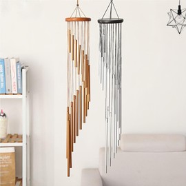 Wind Chime, Metal, Entryway, Wind Chime, Indoor, Outdoor, Decoration, Sound, 18 Pipes, Feng Shui, Healing Chime, Rotating Wind Chime, Stylish, Windbell, Garden, Home, Decoration, Holiday Gift,