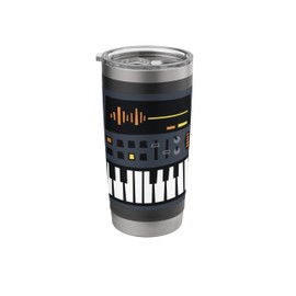 MIDI Keyboard Controller - Synthesizer Retro Stainless Steel Insulated Tumbler