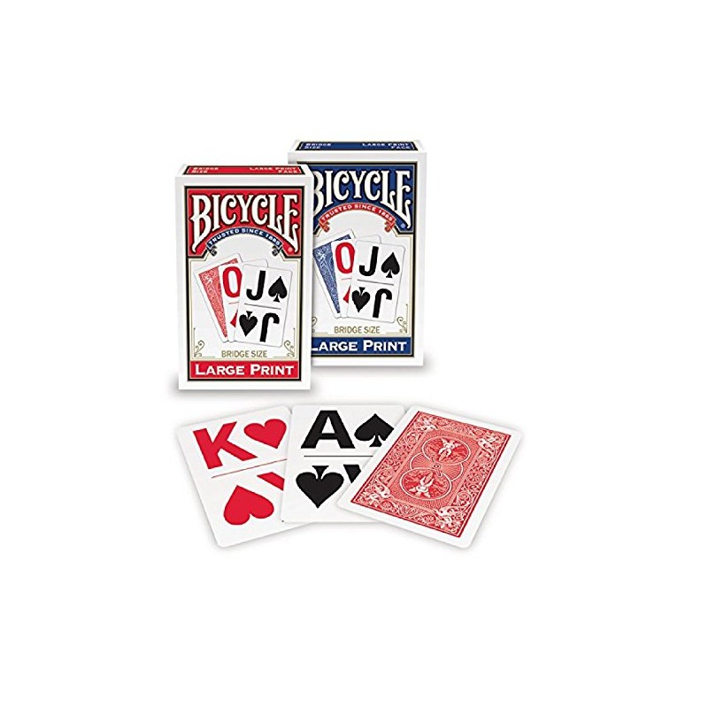 Bicycle Large Print Playing Cards (2-Pack)