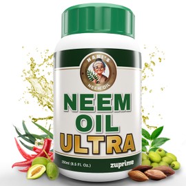 Nani’s Ultra Neem Spray Oil for Plants 8.5 oz – Cold-Pressed Concentrate Blend with 4 Potent Oils – Dilute to Make Organic Neem Oil for Plants - Indoor & Outdoor Use For Healthier Horticultural Growth