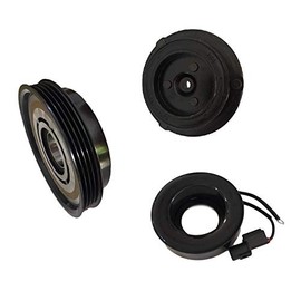 AC Compressor Clutch Kit (PULLEY, BEARING, COIL, PLATE) FITS: 2005-2010 KIA SPORTAGE 4 CYL 2.0L