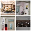 Hanbinsen 20 Strings Crystal Beaded Curtain, Arched Door String Curtain,