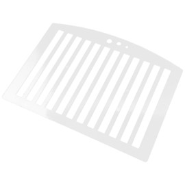 STOBOK Straight Line Stencil Stencil Line Drawing Stencil Writing Stencil Labelling Guide Template Paper Scale Measuring Ruler For Paper Card Tools