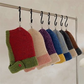 Girls' Warm Korean Style Winter Balaclava Hat LF1458 Free Size/Blue 4ea