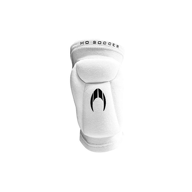 HO Soccer Atomic White Sport Knee Pads, White, M