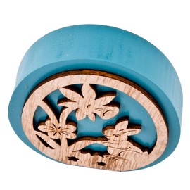 Cozy Country Design Decorative Item Wooden Easter Egg