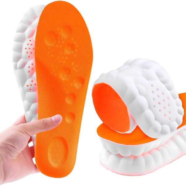 Steppers Insoles, Steppers Comfort Boosting Massage Insoles, 4d Memory Foam