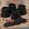 BTSD-home Round Bed Risers 4 inch Heavy Duty Furniture Risers