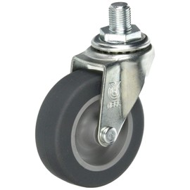 Uei Caster: L Series, LT Type, Flexible Caster, Elastomer Car, Wheel Diameter φ2.6 inches (65 mm), Screw Size: UNF1/2 x 14, Number of Threads: 20 Mounts, Manufacturer Model: LT-65EL, UNF1/2 x 14