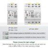 GAEYAELE Mini ATS Automatic Transfer Switch Dual Power Switch Uninterrupted