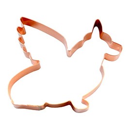 Welsh Corgi Dog Angel with Wings Copper Cookie Cutter
