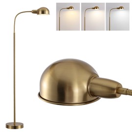 YJSQOEOE Adjustable Floor Reading Lamp Standing Lamps with Remote Control Gooseneck and Rotatable Shade, Modern for Living Room Bedroom Study Room Office Hotel
