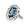 Hsitgexf Antique Lace Light Blue Cushion Cut Oval Topaz &