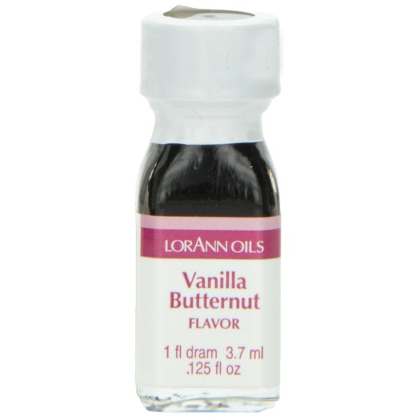 LorAnn Vanilla Butternut SS Flavor, 1 dram bottle (.0125 fl oz - 3.7ml - 1 teaspoon) - 12 pack
