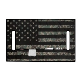 Darisoco American Flag Golf Cart Seat Covers EZ GO Golf Cart Seat Towel Blanket with 4 Front Pockets Fits for Club Car and More 2 Person Seats Golf Carts