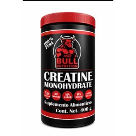 Creatina Monohidratada 100 Pura, Bull Nutrition.                                                                                                      