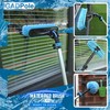 IGADPole 17 FT Water-Fed Washing Kit with Soap-Dispenser, Brush, 10″