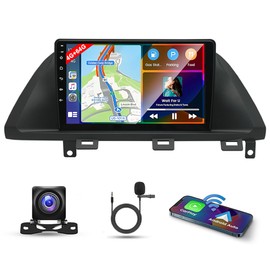 10" 4G+64G Android 14 Double Din Car Stereo for Honda Odyssey 2005-2010 Touchscreen 8 Core Car Radio Receiver Head Unit w/Wireless Carplay and Android Auto GPS Navi Bluetooth Wifi FM AHD Backup Camera