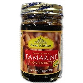 Asian Kitchen Tamarind Paste Puree (Imli) 16oz (454g) 1lb Glass Jar, Gluten Free, No added sugar ~ All Natural | Vegan | NON-GMO | No Colors | Indian Origin