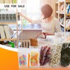 YOFADCI Transparent Stand-Up Bags, Resealable Bags, Zip Bags, Spice Bags,