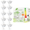 greenandco 10x MR16 GU5.3 LED Spotlight, 3 W, 300 lm,