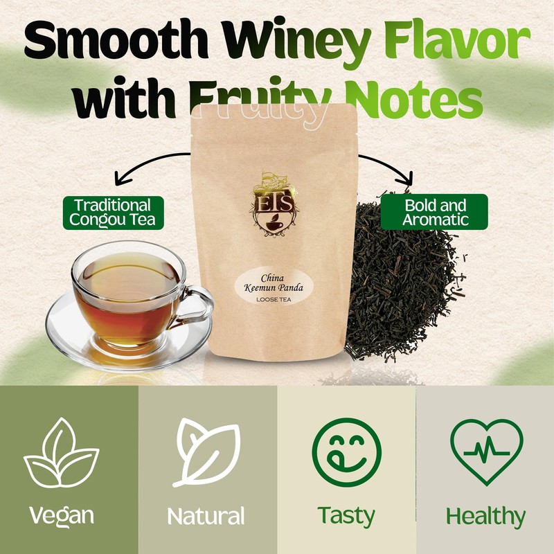 English Tea Store China Loose Leaf Tea, Keemun Panada -