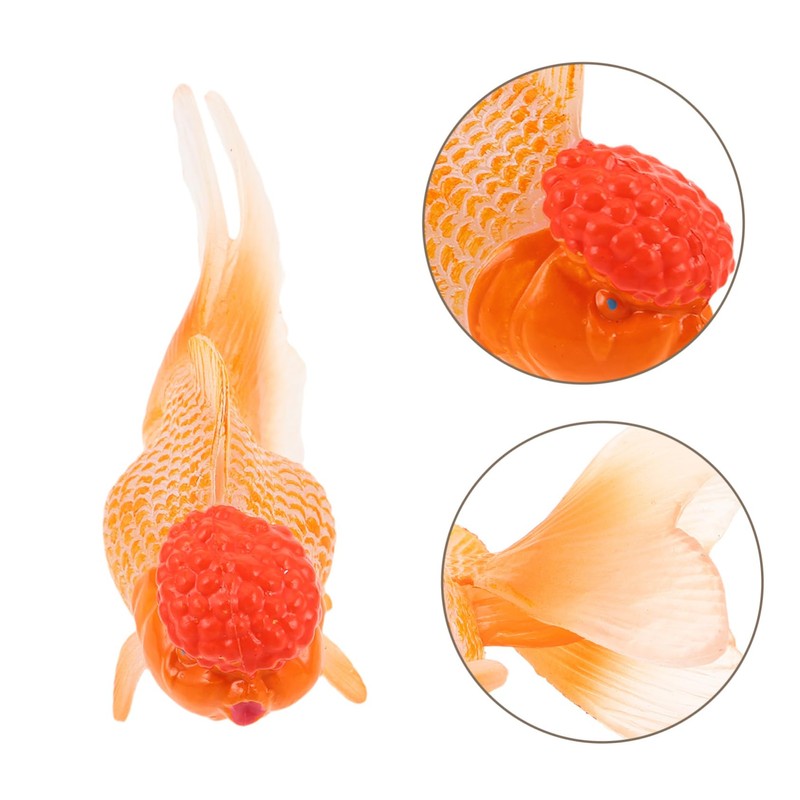 SUPVOX Realistic Artificial Goldfish Maintenance Aquarium Ornament for Lifelike Plastic